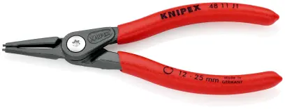 Presné kliešte Knipex 48 11 J1 SB – vonkajšie poistné krúžky (K 48 11 J1 SB)