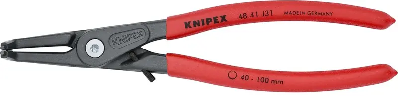 Kleště precizní pro pojistné kroužky vnitřní KNIPEX 48 41 J31, 210 mm - protiskluzová rukojeť (K 48 41 J3 1)