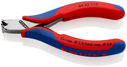 Čelní štípací kleště Knipex 64 02 115 SB - pro elektroniku (K 64 02 115 SB)