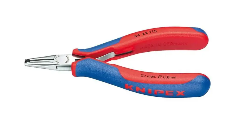 Čelné štiepacie kliešte Knipex 64 22 115 – pre elektroniku, mini čeľuste (K 64 22 115)