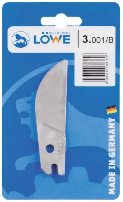 Čepeľ pre úkosové nožnice a prefilové nožnice 3204/P90 3001/B 1 ks. v blistru LÖWE (EDE70980100)