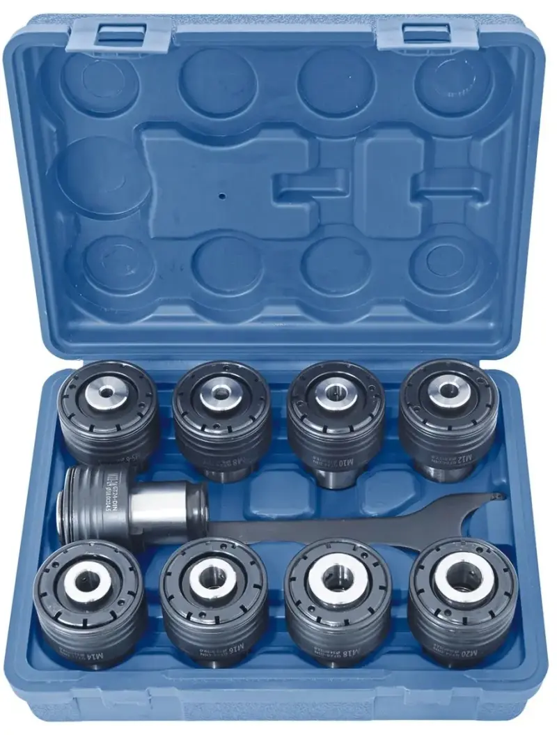 Bernardo 01-14452 Rýchloupínacie skľučovadlá M5 ÷ M24 pre TM 24 P/TM 24 E (Sada 9 ks) (BER0114452)