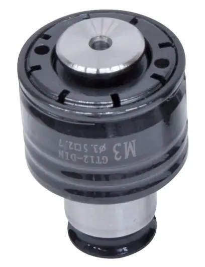 Rýchloupínacie skľučovadlo 19 mm Bernardo GT 12, DIN 371, M3 (3,5 x 2,7 mm) (BER011446)