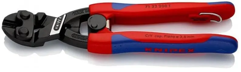 Kompaktní štípací kleště Knipex 71 22 200 T - CoBolt®, vícesložkové návleky (K 71 22 200 T)