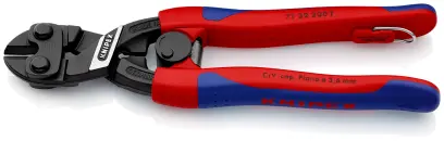 Kompaktné štiepacie kliešte Knipex 71 32 200 T BK – CoBolt®, viacdielne návleky (K 71 32 200 T BK)