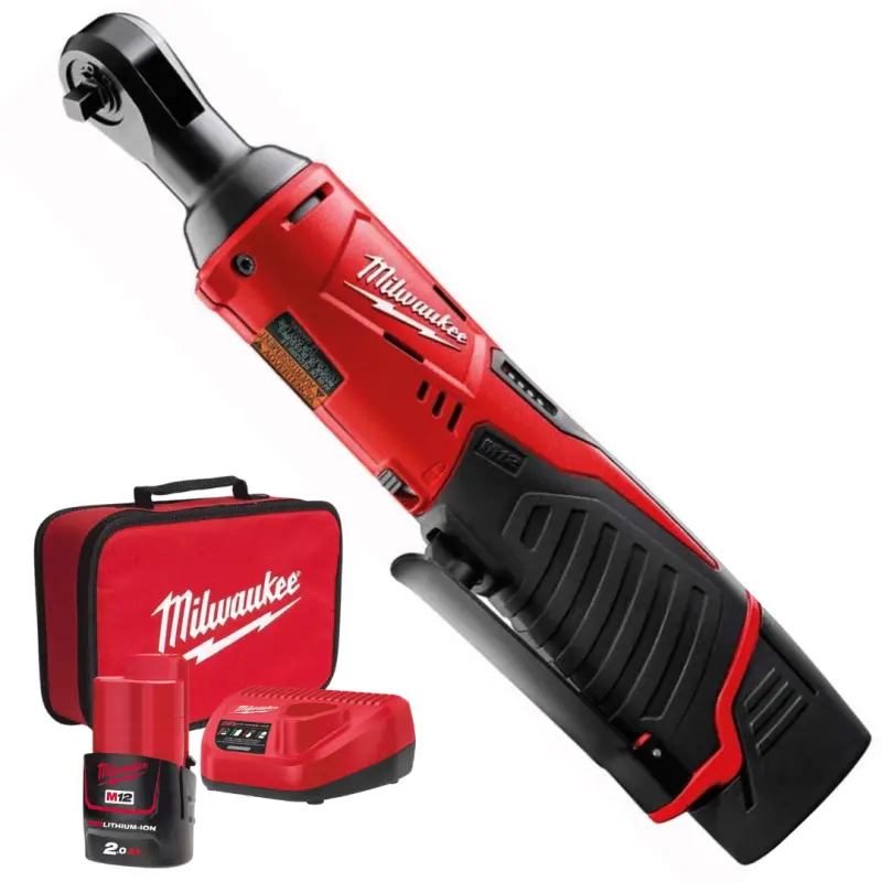 Aku 1/4" ráčnový utahovák Milwaukee M12 IR-201B 1/4, 47 Nm, kompaktní ráčna, 1x aku M12 B2 + M12 C12 C, 4933441725 (MI4933441725)