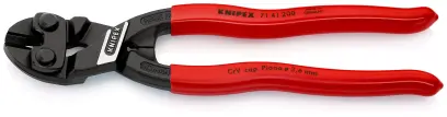 Kompaktné štiepacie kliešte Knipex 71 41 200 SB – CoBolt®, s plastovým povrchom (K 71 41 200 SB)