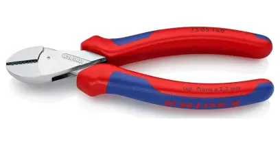Bočné štiepacie kliešte Knipex 73 05 160 SB - X-Cut®, kompaktné s veľkým prevodom (K 73 05 160 SB)