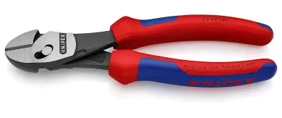 Bočné štiepacie kliešte Knipex 73 72 180 BK „TwinForce“ – silové (K 73 72 180 BK)