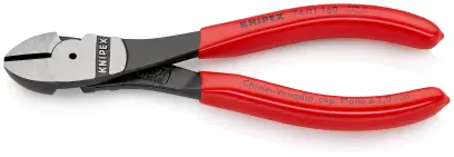 Boční štípací kleště Knipex 74 01 160 SB - silové, potaženo plastem (K 74 01 160 SB)