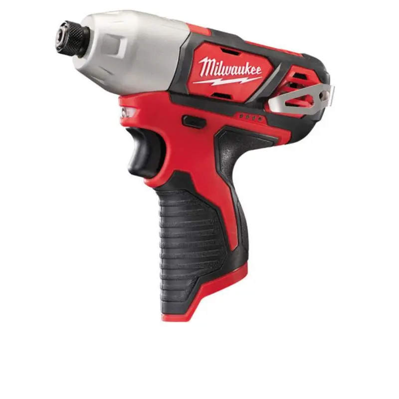 Aku 1/4" HEX rázový šroubovák/utahovák Milwaukee M12 BID-0, 112 Nm, bez aku, 4933441955 (MI4933441955)