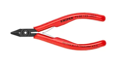 Kliešte Knipex 75 02 125 125 mm bočné štiepacie pre elektroniku (K 75 02 125)