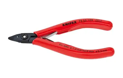 Kliešte Knipex 75 52 125 štiepacie bočné pre elektroniku (K 75 52 125)