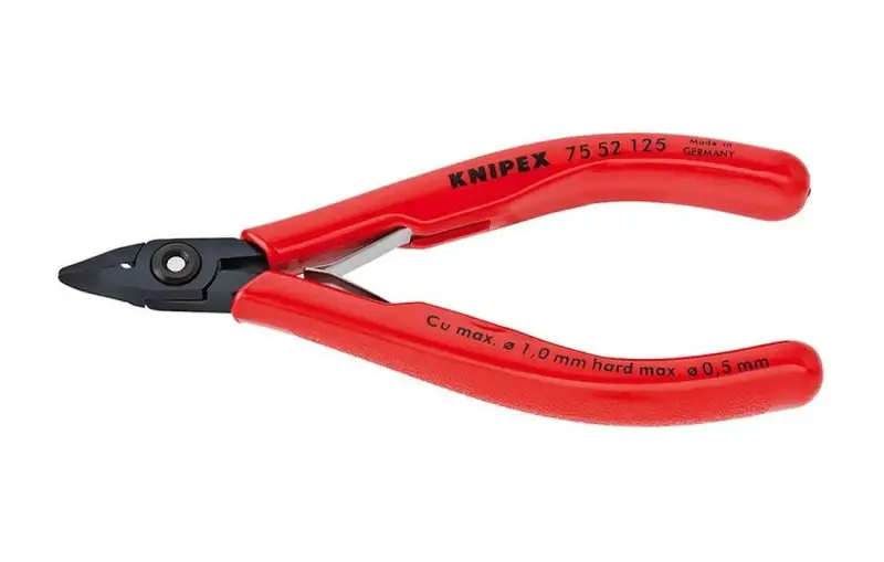 Kliešte Knipex 75 52 125 štiepacie bočné pre elektroniku (K 75 52 125)