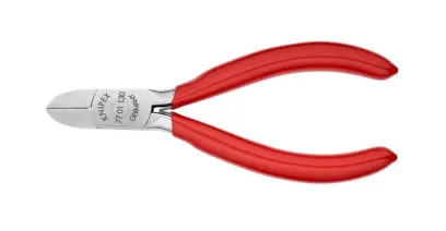 Bočné štípacie kliešte Knipex 77 01 130 – pre elektroniku, guľaté čeľuste, fazeta (K 77 01 130)