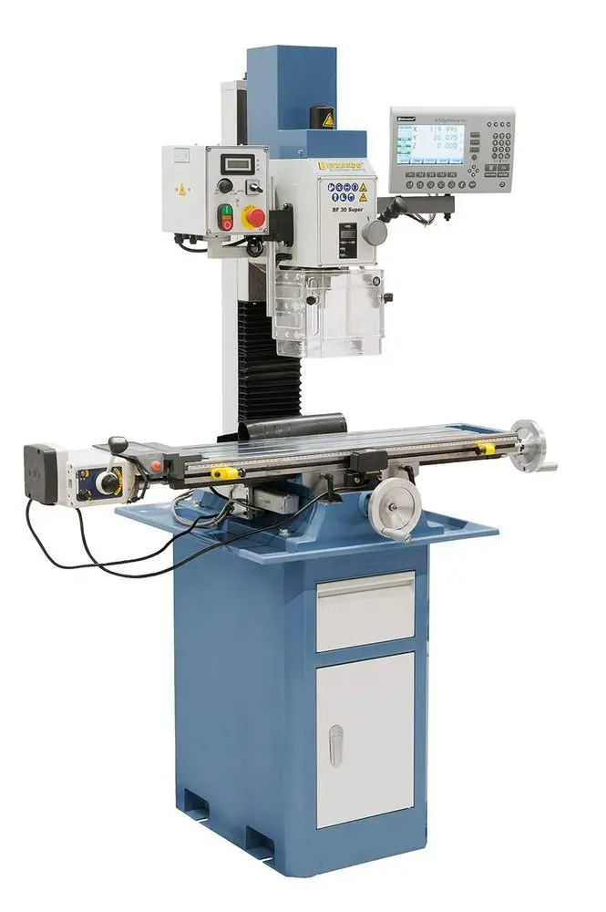 Vrtačko-frézka Bernardo BF 30 Super s posuvem stolu a digitál. odměřováním (BER021044C)