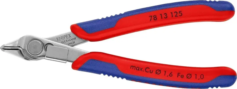 Boční štípací kleště Knipex 78 13 125 SB - Electronic Super-Knips INOX (K 78 13 125 SB)