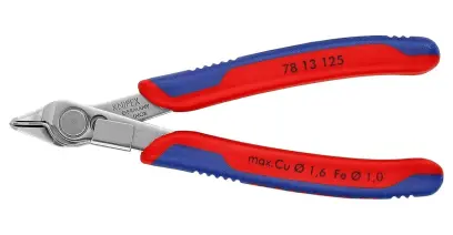 Bočné štípacie kliešte Knipex 78 13 125 SB – Electronic Super-Knips INOX (K 78 13 125 SB)