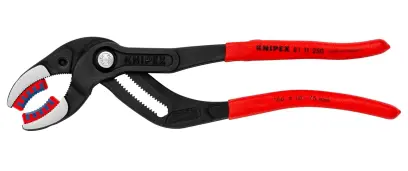 Inštalačné kliešte Knipex 81 11 250 SB – na sifónové armatúry a plasty, vymeniteľné čeľuste (K 81 11 250 SB)