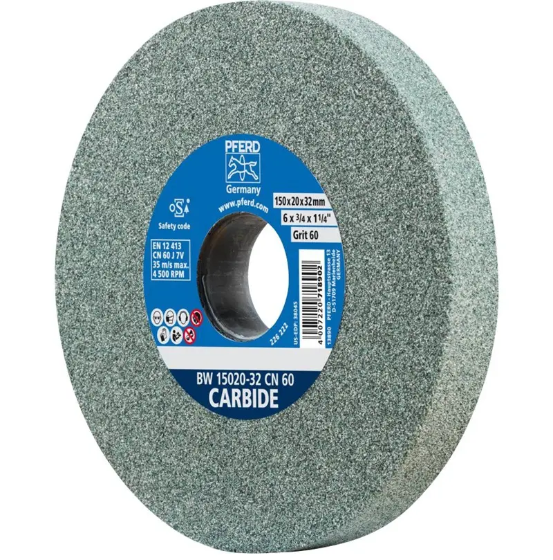 Univerzální brusný kotouč 150 x 20 mm Pferd BW 15020-32 CN 60 CARBIDE pro tvrdé materiály (PF4007220718902)