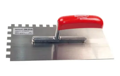 Zednická lžíce zúbkovaná 280x130mm 6x6mm FORMAT (EDE73120280)