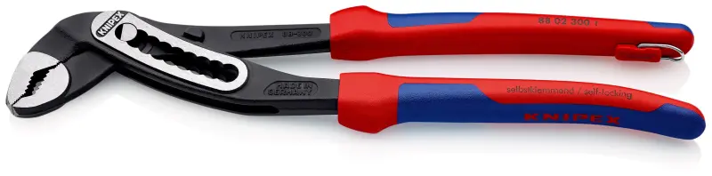 Kleště na vodní čerpadla Knipex 88 02 300 T BK Alligator® - samosvorné, upevňovací oko (K 88 02 300 T BK)