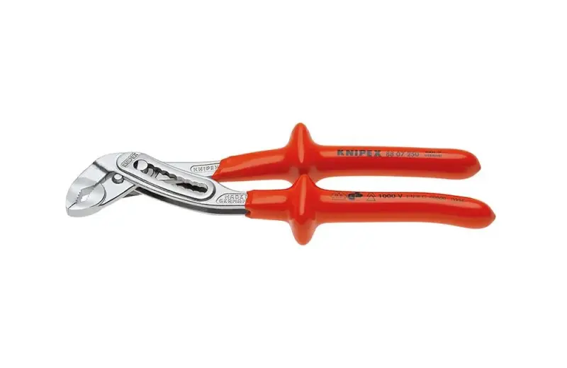 Inštalatérske kliešte Alligator 300 mm - 1000V. KNIPEX 88 07 300 - chrómované, izolácia VDE ponorom (K 88 07 300)