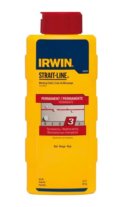 Označovacie krieda 227g červená IRWIN STRAIT-LINE (EDE73270515)