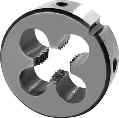 Závitová HSS kruhová čeľusť M8 mm Fortis 7418150080 EN 22568, bez povlaku (EDE18150080)