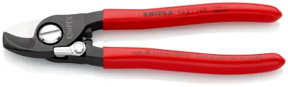 Nůžky na kabely 165 mm KNIPEX 95 21 165 s otevírací pružinou (K 95 21 165)