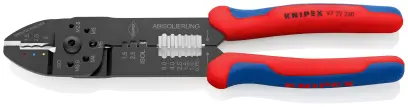Lisovací kleště Knipex 97 22 240 SB - krimpovací, s velkým převodem (K 97 22 240 SB)