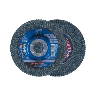 Lamelový brúsny kotúč Pferd PFR 125 L Z40 SGP CURVE STEELOX (PF4007220790175)