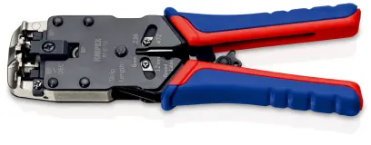Lisovacie kliešte Knipex 97 51 12 SB – pre konektory Western (K 97 51 12 SB)