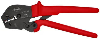 Lisovacie kliešte Knipex 97 52 06 SB  – izolované konektory, očká (K 97 52 06 SB)