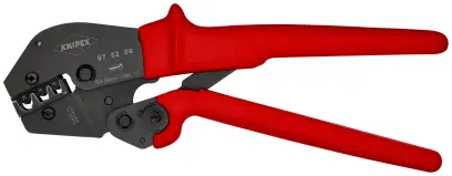 Lisovacie kliešte Knipex 97 52 09 SB  – izolované a neizolované objímky (K 97 52 06 SB)