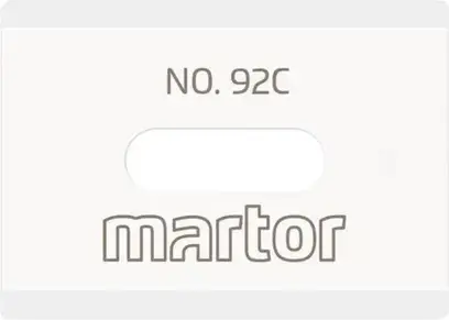 Keramická priemyselná čepeľ č. 92C Martor (2 ks) (EDE74190210)