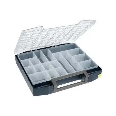 Sortimentovej kufrík polycarbonat boxxser 80 8x8-18 modrý RAACO (EDE75270018)