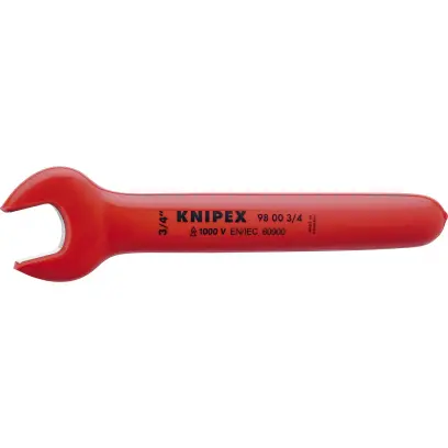 Otvorený bočný kľúč 3/4" Knipex 98 00 3/4" VDE do 1000 V, palcový (K 98 00 3/4")