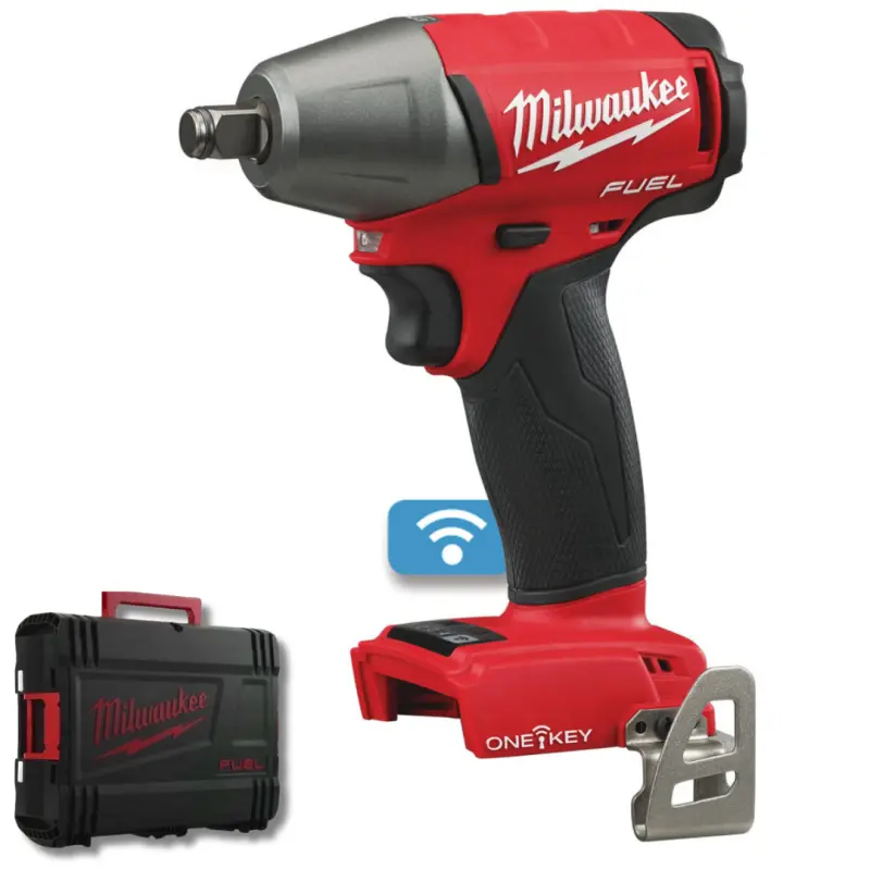 Aku 1/2" rázový utahovák Milwaukee M18 ONEIWF12-0X, ONEKEY, 300 Nm, bez aku, 4933459198 (MI4933459198)