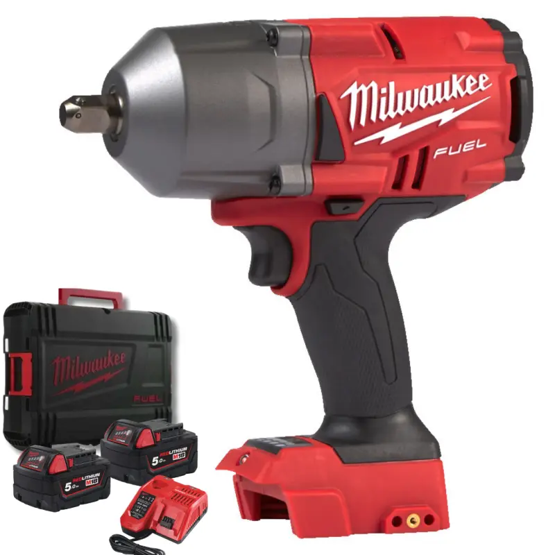 Aku 1/2" rázový utahovák Milwaukee M18 FHIWP12-502X, 1017 Nm, 2x aku M18 B5 + M12-18 FC, 4933459693 (MI4933459693)