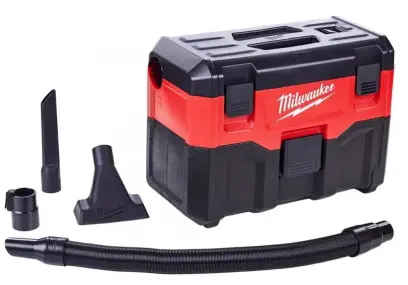 Aku průmyslový vysavač Milwaukee M18 VC2-0, mokré/suché vysávání, bez Aku, 4933464029 (MI4933464029)