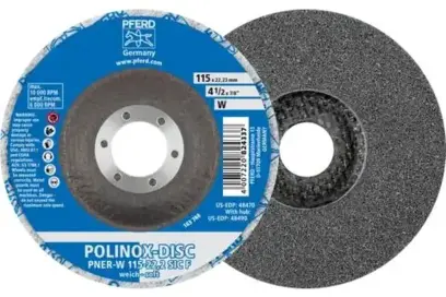 Lisované netkané brúsne kotúče POLINOX Pferd DISC PNER-W 115-22,2 SiC F (5 ks) (PF4007220824337)
