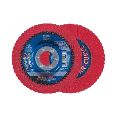 Lamelový brúsny kotúč POLIFAN PFR 115 CO 60 SGP-CURVE M. PFERD (PF4007220827444)