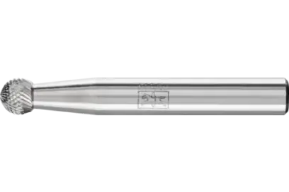 Stopková fréza z tvrdokovu Pferd KUD 0605/6 MICRO - kulový tvar (PF4007220895436)