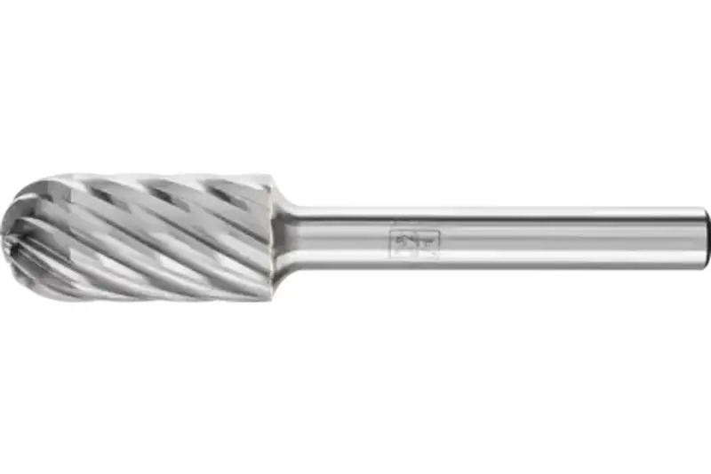 Stopková fréza z tvrdokovu Pferd WRC 1225/6 INOX - valcová, rádiusový koniec (PF4007220900529)