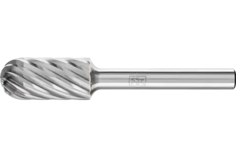 Stopková fréza z tvrdokovu Pferd WRC 1225/6 INOX - válcová, rádiusový konec (PF4007220900529)