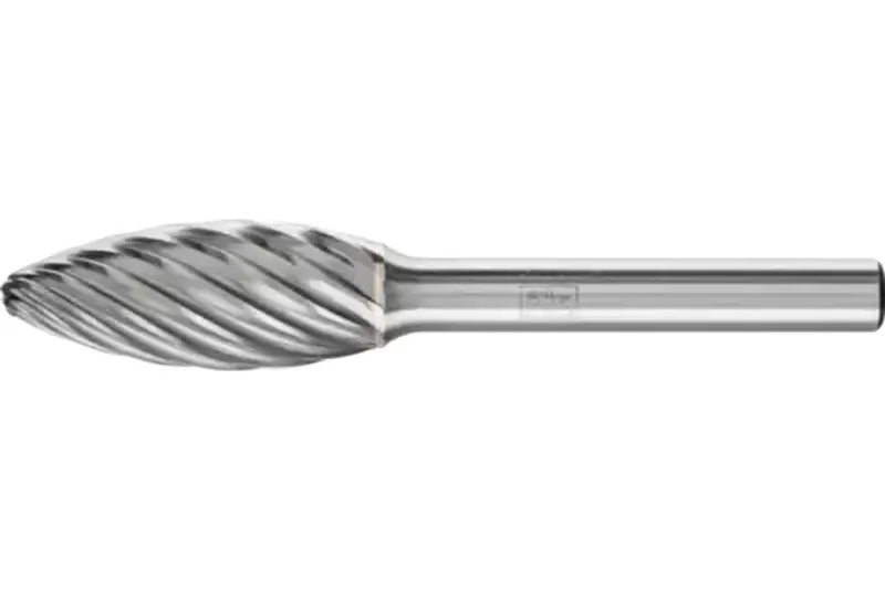 Stopková fréza z tvrdokovu Pferd B 1230/6 INOX - plamienkový tvar (PF4007220930502)