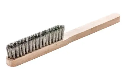 Ručná jemná kefa 225 mm Lessmann 126481, nerezový drôt vĺn. 0,15 mm (EDE79390004)