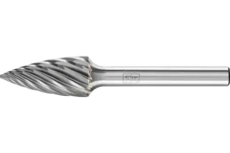 Stopková fréza z tvrdokovu Pferd SPG 1225/6 INOX INOX - stromový tvar (PF4007220936894)