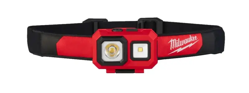 Aku čelová svítilna/lampa Milwaukee HL-SF, 450 lm, TRUEVIEW LED osvětlení, 3x baterie AAA, 4933471388 (MI4933471388)